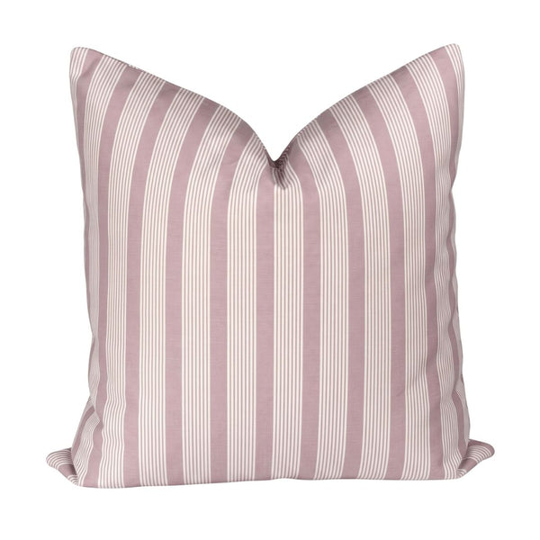 Oscar Stripe Pillow in Lilac