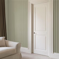 Oscar Stripe Wallpaper in Laurel