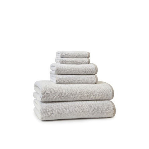Pearl Border Towel Collection in Linen