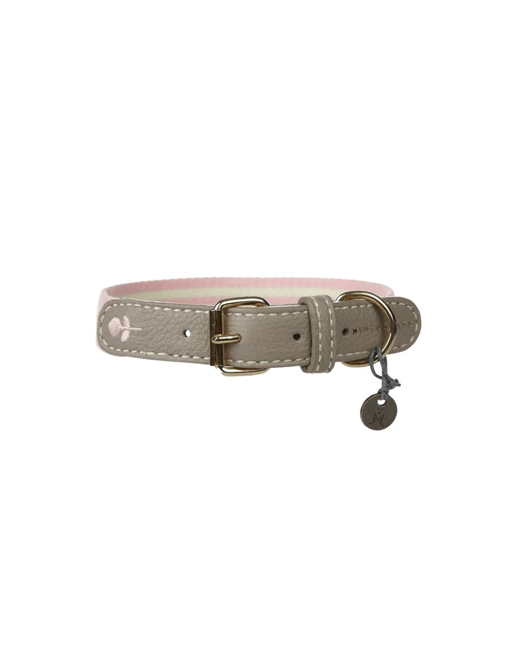 Peony Stripe Dog Collar