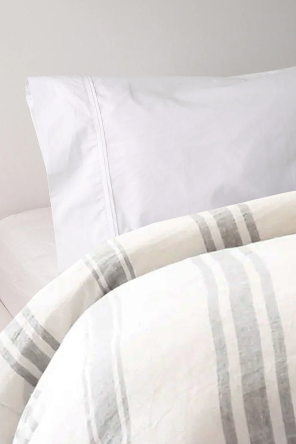 Pompano Duvet Cover in Grey