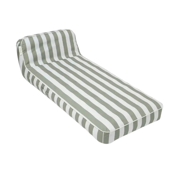 Pool Lounger - Seagrass Stripe