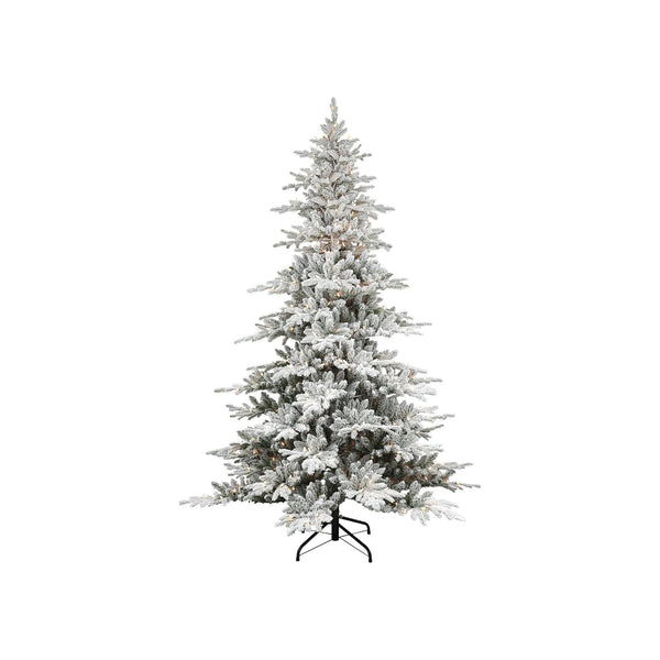 Pre-Lit Utah Fir Flocked Tree