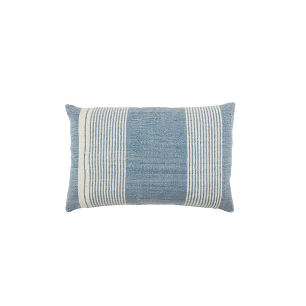 Princeton Outdoor Lumbar Pillow in Blue