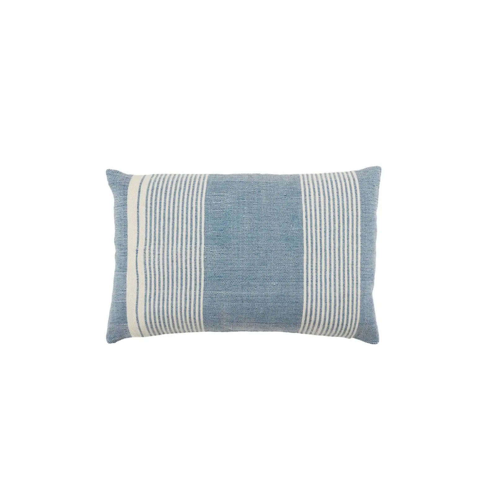 Princeton Outdoor Lumbar Pillow in Blue