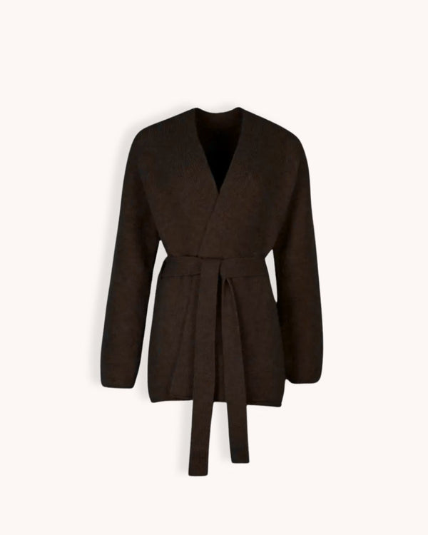 Chocolate Wrap Sweater