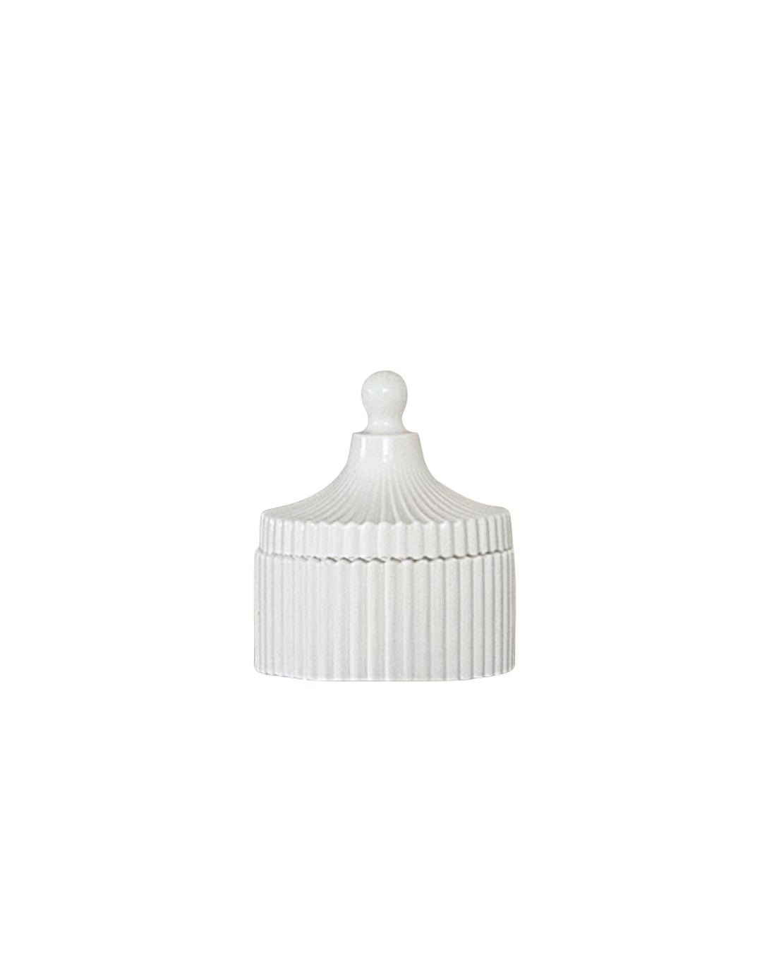 Reeded Round Box