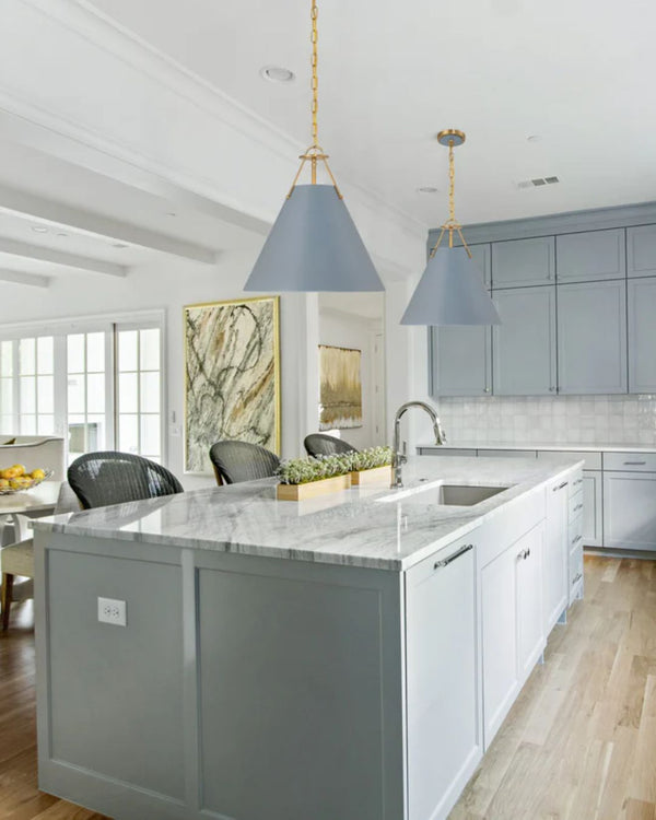 Ezra Pendant in Blue