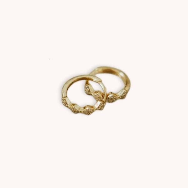 Alice Diamond Hoops