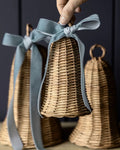 Rattan Bells, Set of 3