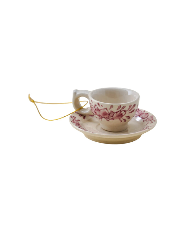 Botanical Teacup Ornament