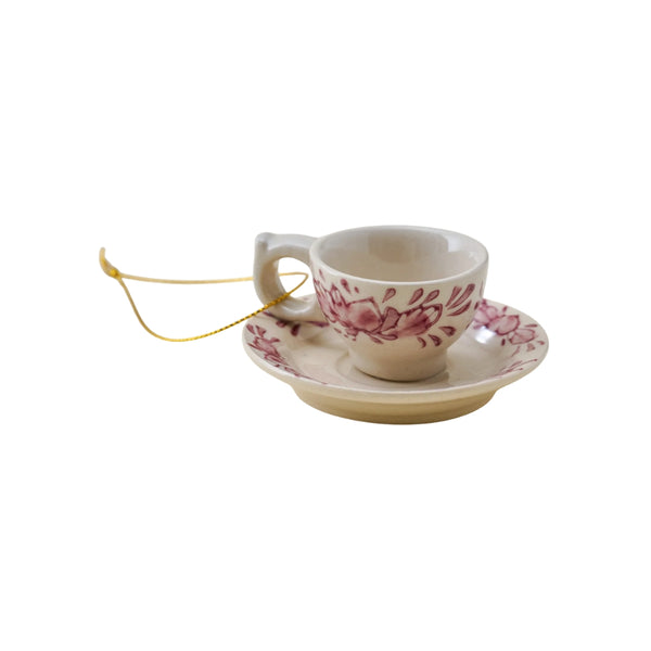 Botanical Teacup Ornament