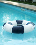 Surfside Stripe Pool Float in Navy