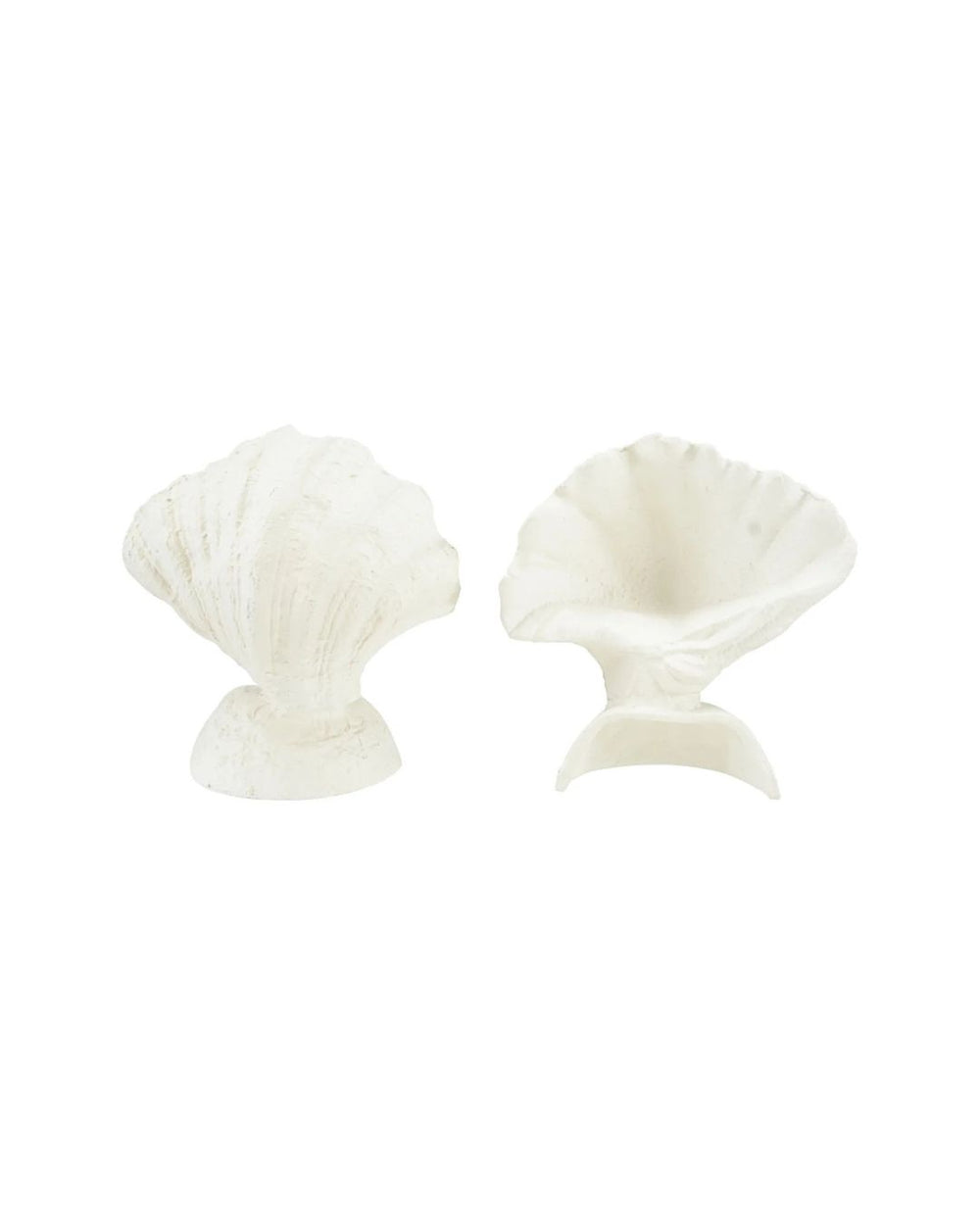 Ivory Shell Bookends