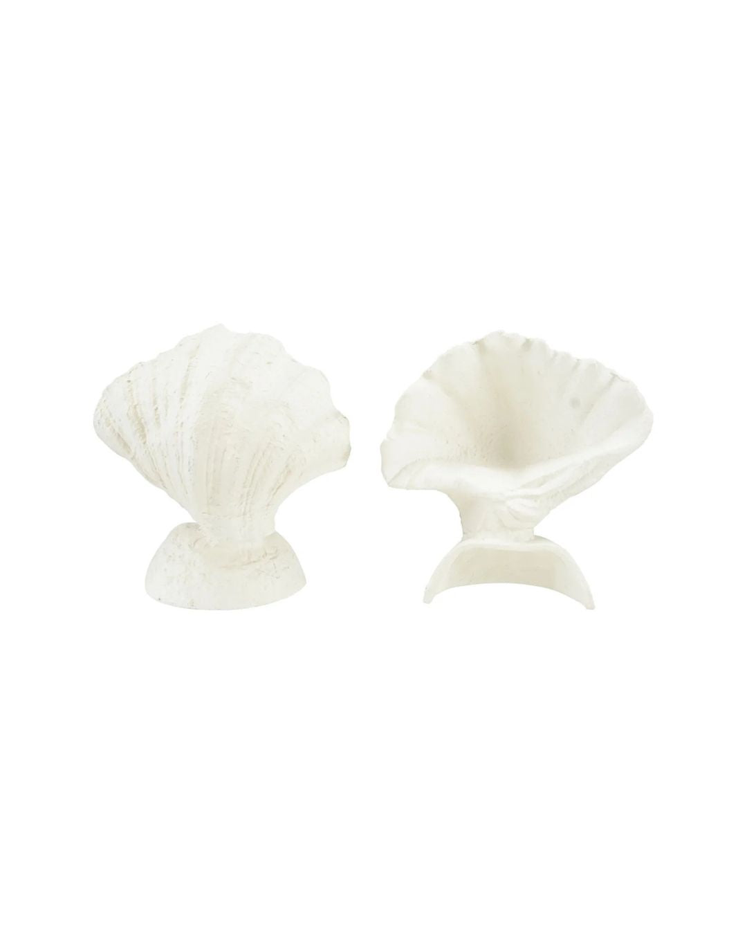 Ivory Shell Bookends