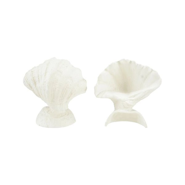 Ivory Shell Bookends