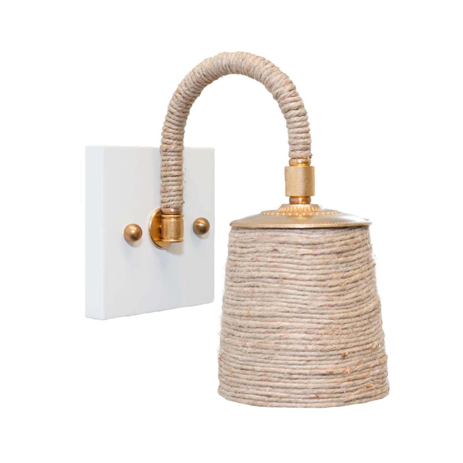 Katy Hemp Wrapped Sconce