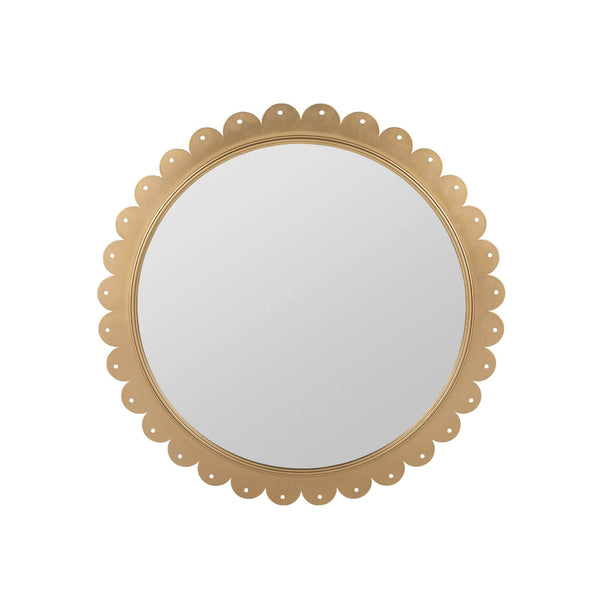 Candler Mirror in Brass