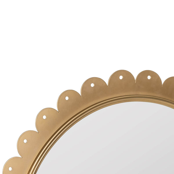 Candler Mirror in Brass