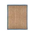 Woven Jute Rug with Cotton Border