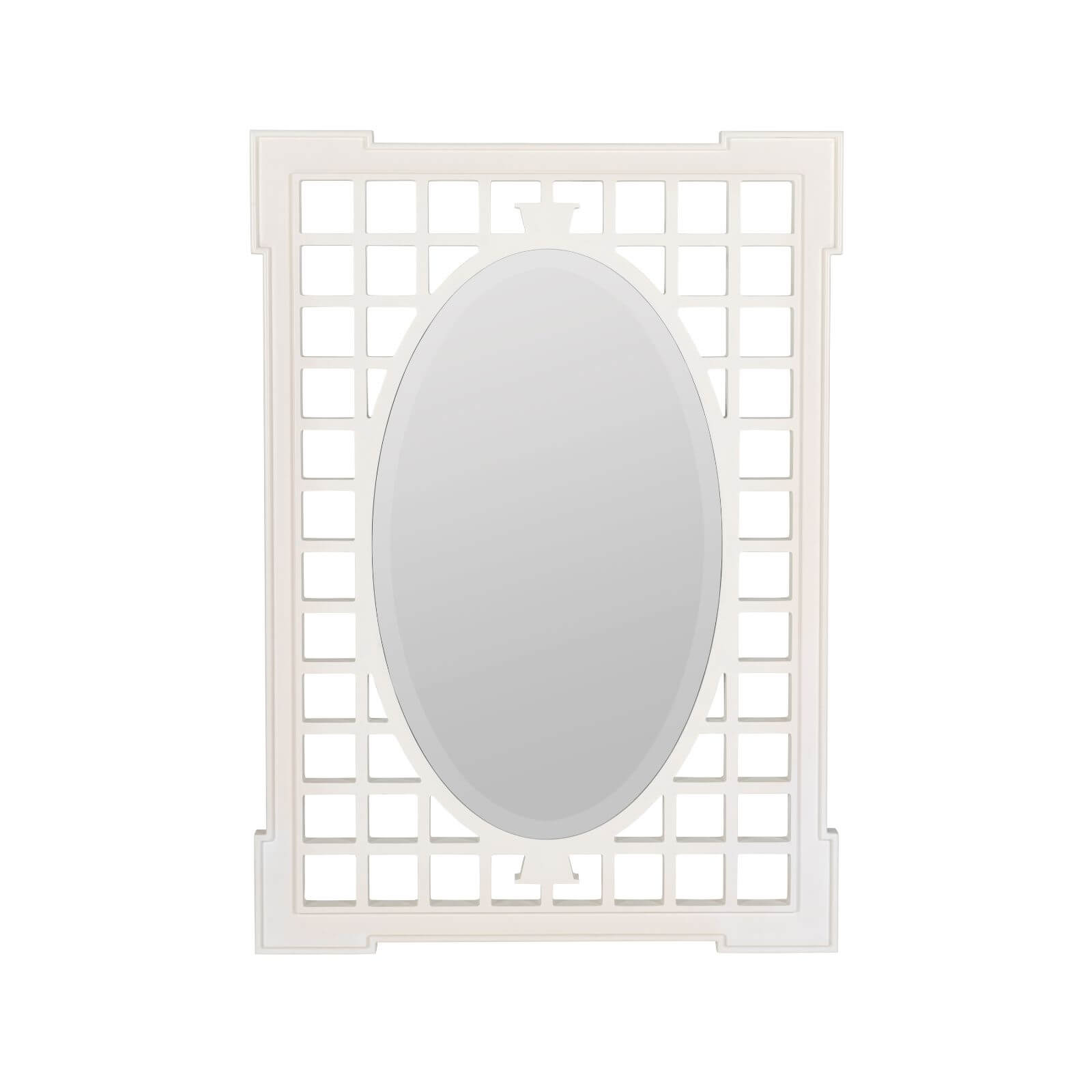 Garden Mirror in White