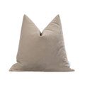 Velvet Pillow in Soft Beige