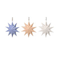 Painted Holiday Star Ornament Set