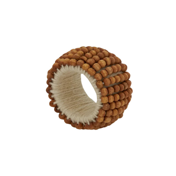 Beaded Napkin Ring in Natural