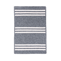 Rugby Stripe Rug in Natural and Grey