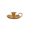 Gold Scalloped Candle Holder