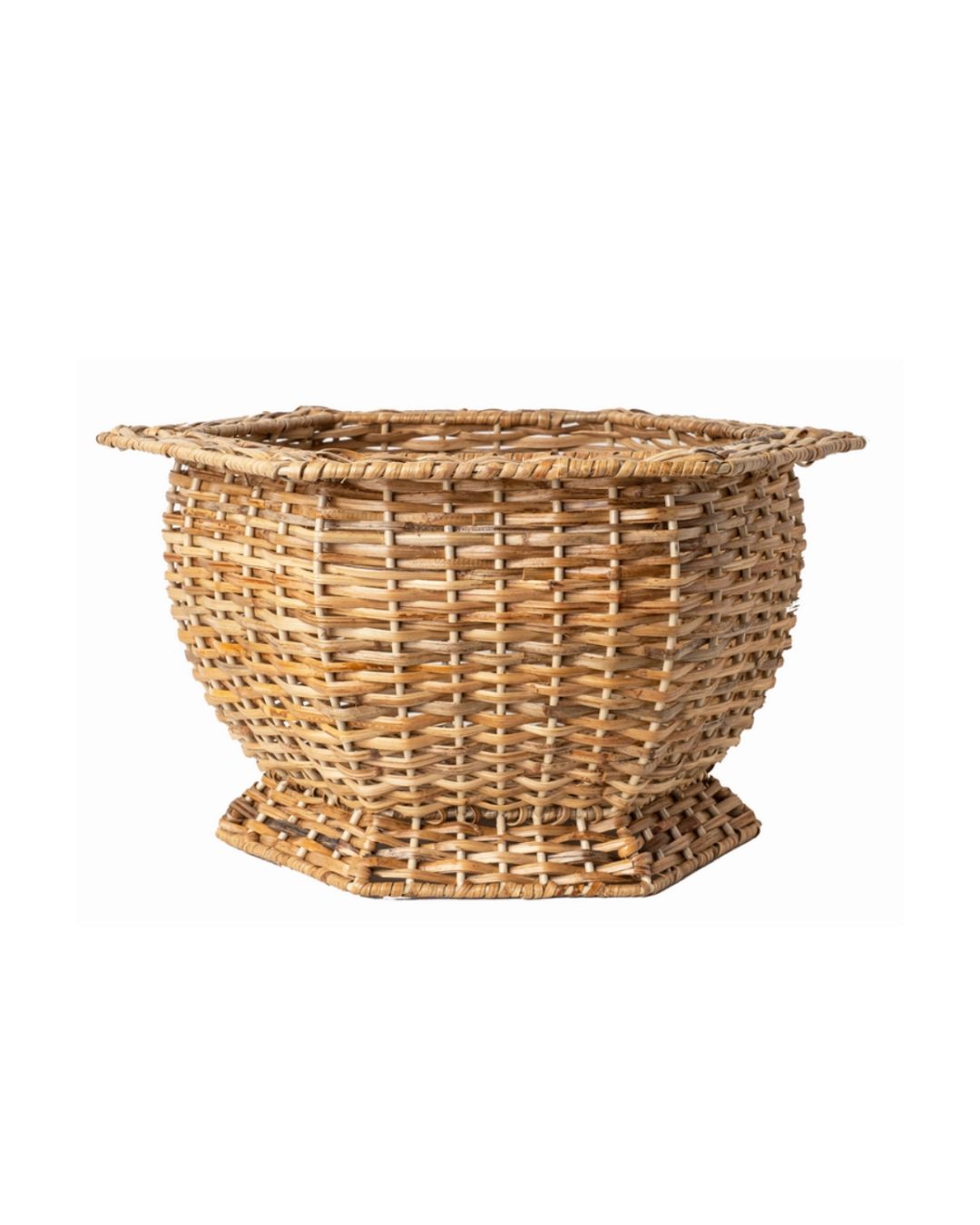 Wicker Hexagon Planter