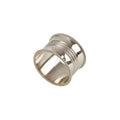 Ribbed Silver Napkin Ring