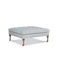 Riley Leather Square Ottoman