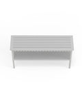 Riviera Console Table in Alabaster