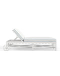 Riviera Double Chaise Lounge in Alabaster