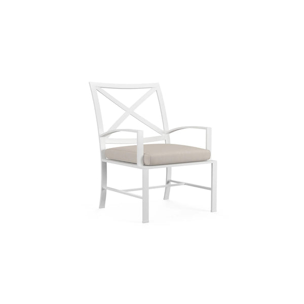 Rory Dining Chair in Satin White