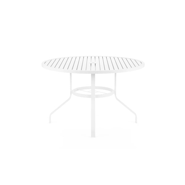 Rory Round Dining Table in Satin White