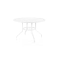 Rory Round Dining Table in Satin White