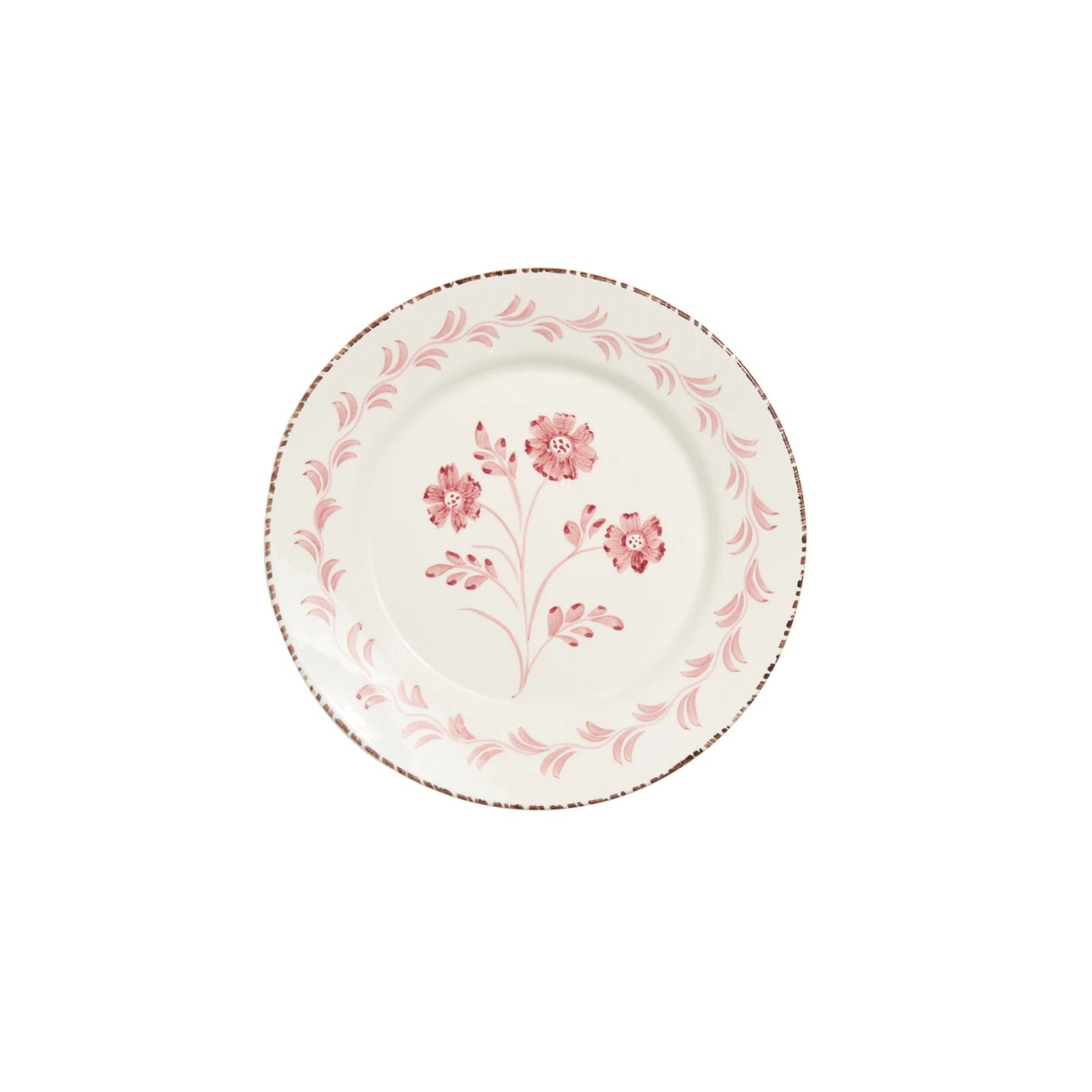 Rose Floral Dinner Plate