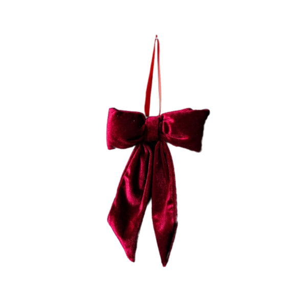 Rosso Velvet Bow