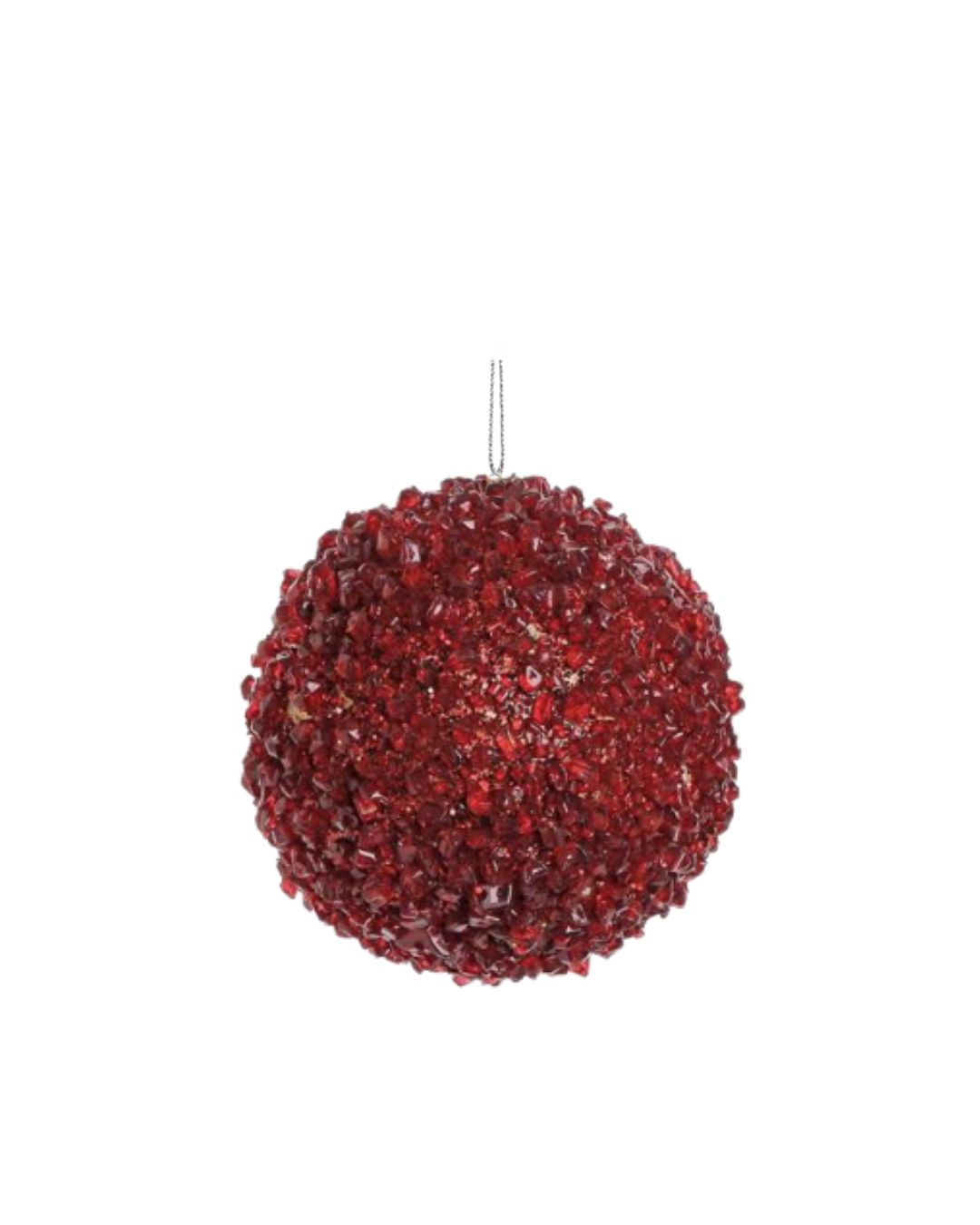 Ruby Glitter Ornament