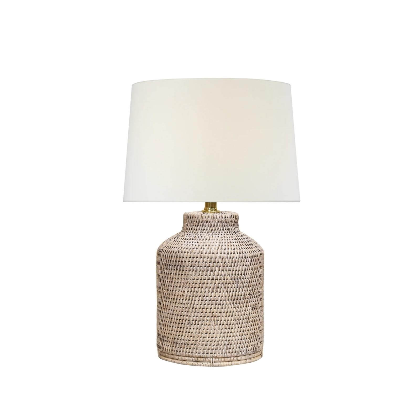 Russell Lamp in White Wash