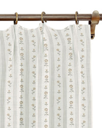 Ruthie Stripe in Natural Drapery Panel