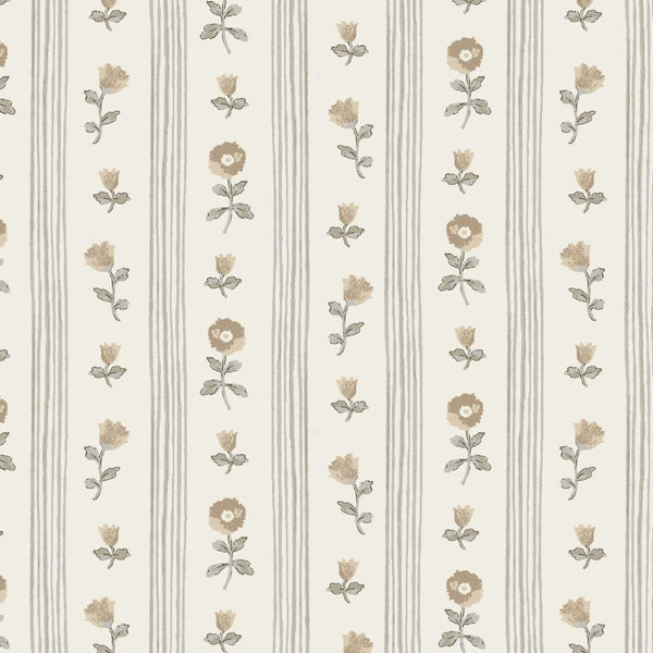 Ruthie Stripe Fabric in Natural