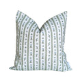 Ruthie Stripe Pillow in Blue