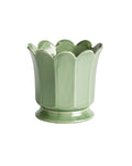 Sage Fluted Pot - Large