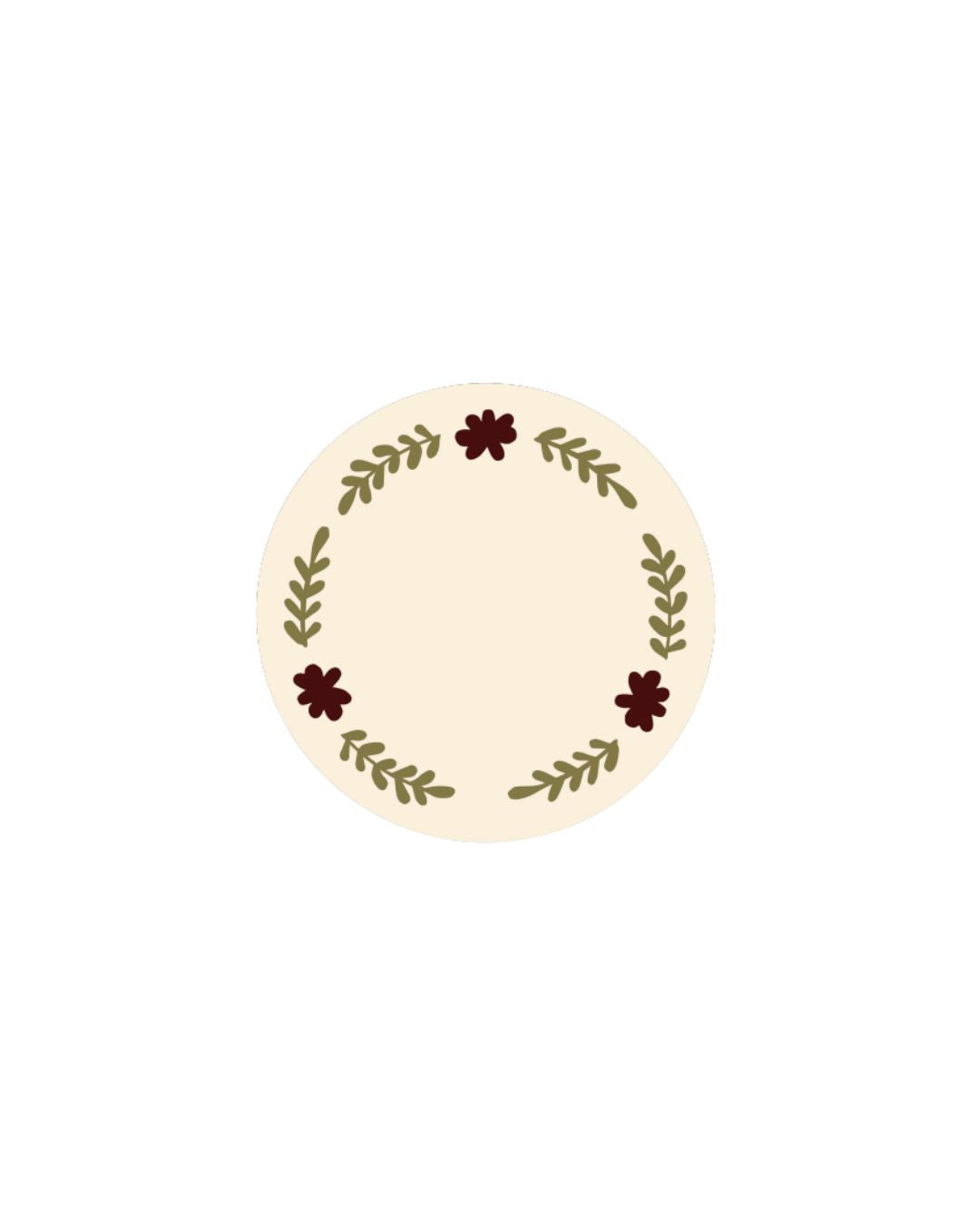 Flora Dessert Paper Plate, Set of 12
