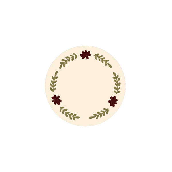 Flora Dessert Paper Plate, Set of 12
