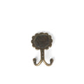 Scalloped Brass Wall Hook