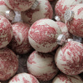 Scarlet Toile Ornament